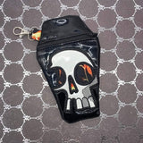 DIGITAL DOWNLOAD Applique Skull Coffin Zipper Bag