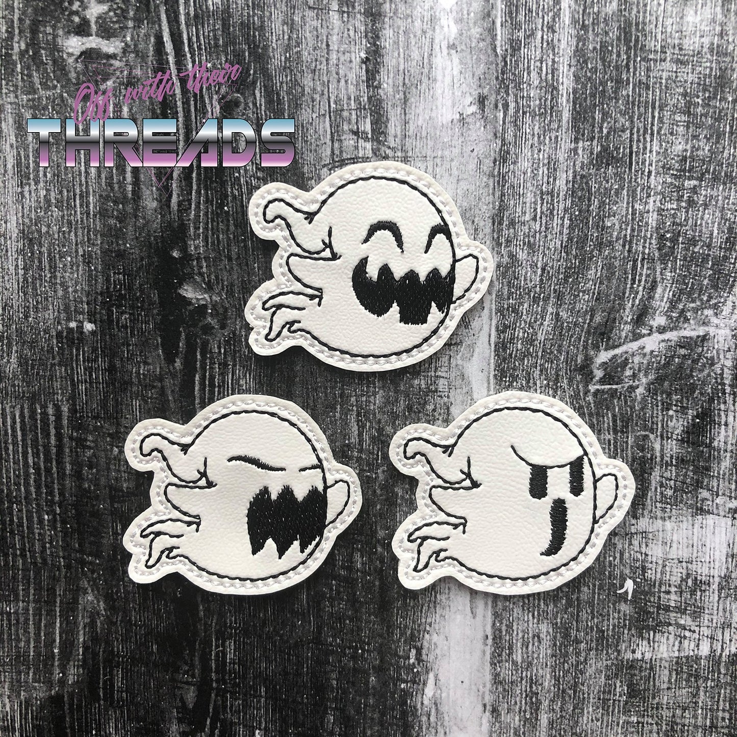DIGITAL DOWNLOAD Ghost Trio Feltie Set
