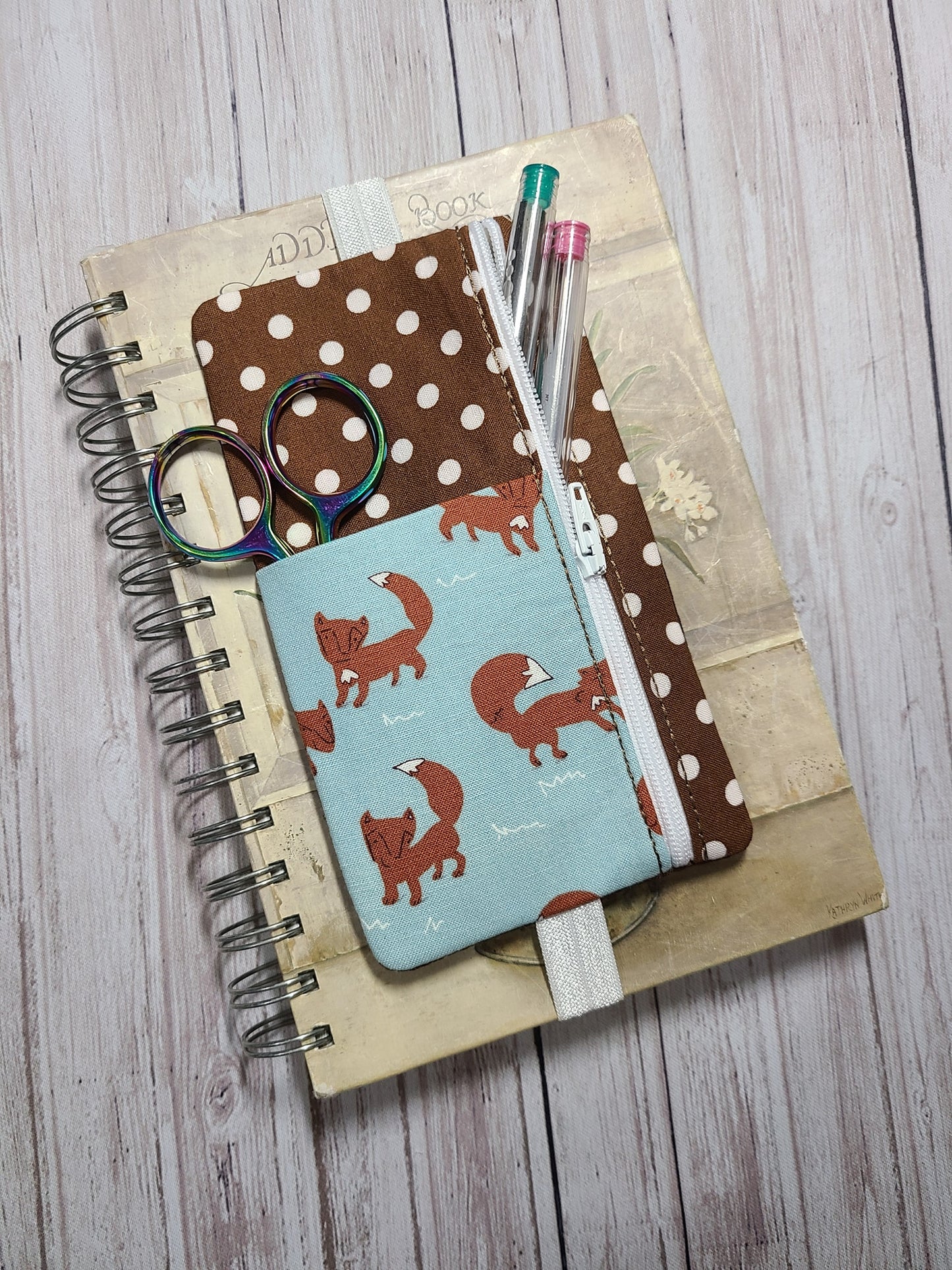 DIGITAL DOWNLOAD Planner Band Zipper Bag With Pocket 4 SIZES INCLUDED
