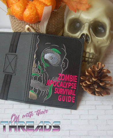 DIGITAL DOWNLOAD 5x7 Zombie Apocalypse Survival Guide Mini Comp Book Cover