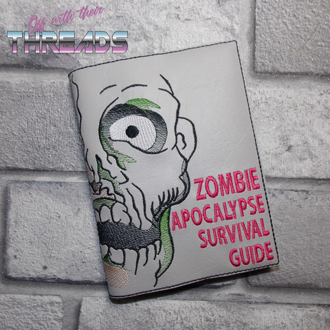 DIGITAL DOWNLOAD A6 Notebook Zombie Apocalypse Survival Guide Cover