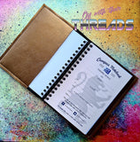 DIGITAL DOWNLOAD Pentagram A6 Notebook Holder Cover 2 Versions Included