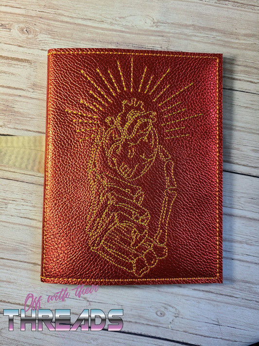 DIGITAL DOWNLOAD Heart In Hand A6 Notebook Holder Cover