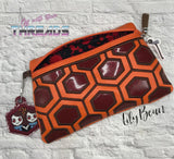 DIGITAL DOWNLOAD The Torrance Clutch Applique Zipper Bag Lined and Unlined