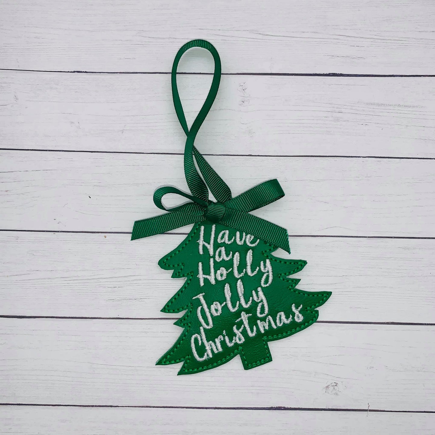 DIGITAL DOWNLOAD Holly Jolly Christmas Tree Ornament Gift Tag