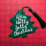 DIGITAL DOWNLOAD Holly Jolly Christmas Tree Ornament Gift Tag