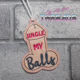 DIGITAL DOWNLOAD 4x4 Jingle My Balls Holiday Ornament