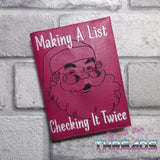 DIGITAL DOWNLOAD A6 Making A List Notebook Cover Holder