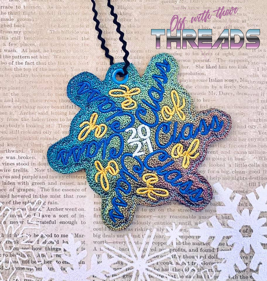 DIGITAL DOWNLOAD Class Of 2021 Ornament
