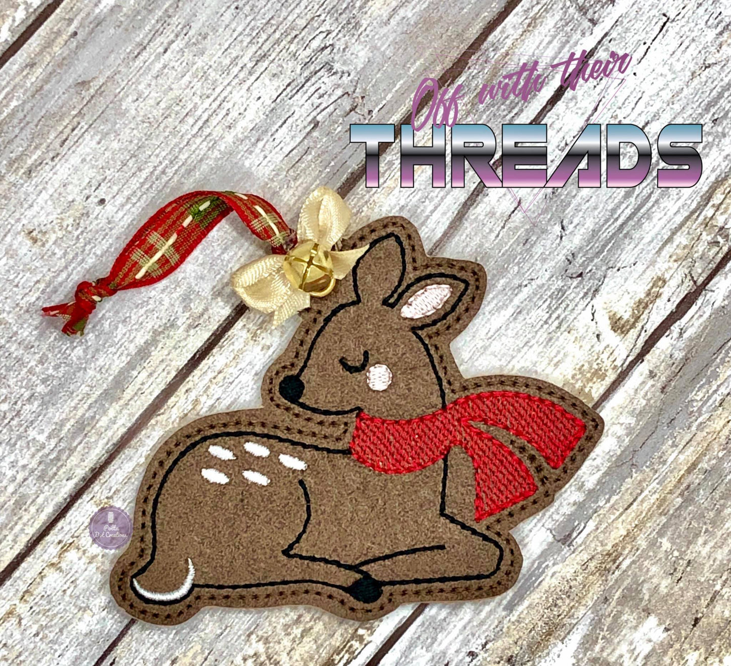 DIGITAL DOWNLOAD Winter Deer Ornament