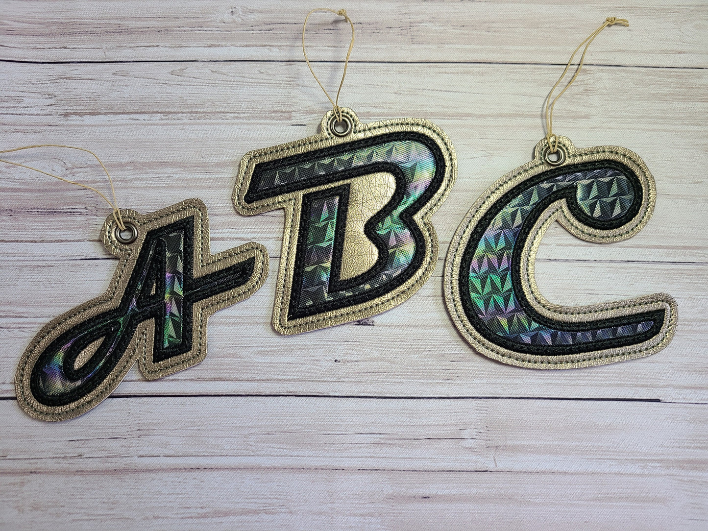 DIGITAL DOWNLOAD Applique Alphabet Ornament Bookmark Set 26 DESIGNS INCLUDED