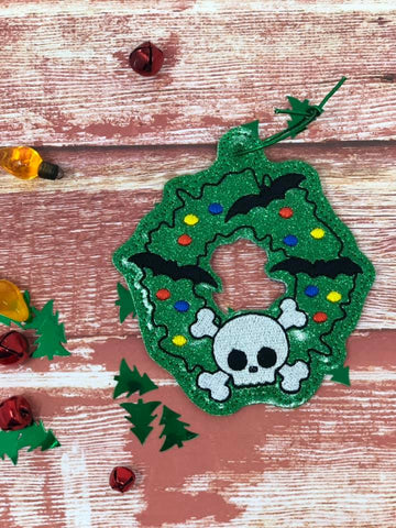DIGITAL DOWNLOAD Spooky Wreath Ornament Gift Tag 2020