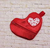 DIGITAL DOWNLOAD Heart Shaped Bag Set 3 SIZES INCLUDED