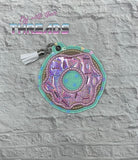 DIGITAL DOWNLOAD Applique Donut Bookmark Ornament Gift Tag