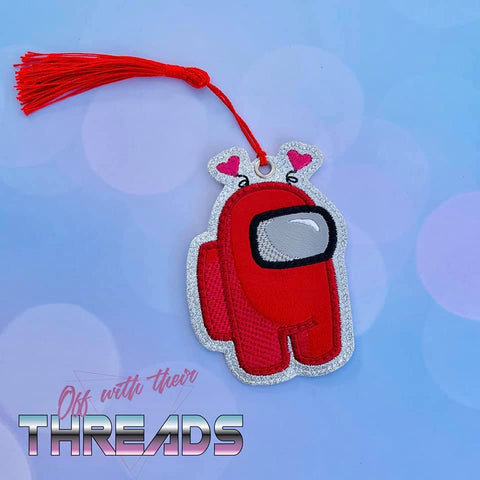 DIGITAL DOWNLOAD Valentine's Day Is Sus Bookmark Ornament Gift Tag Applique