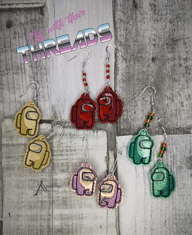 DIGITAL DOWNLOAD 4x4 5x7 Sus Dude Earrings 1 Inch