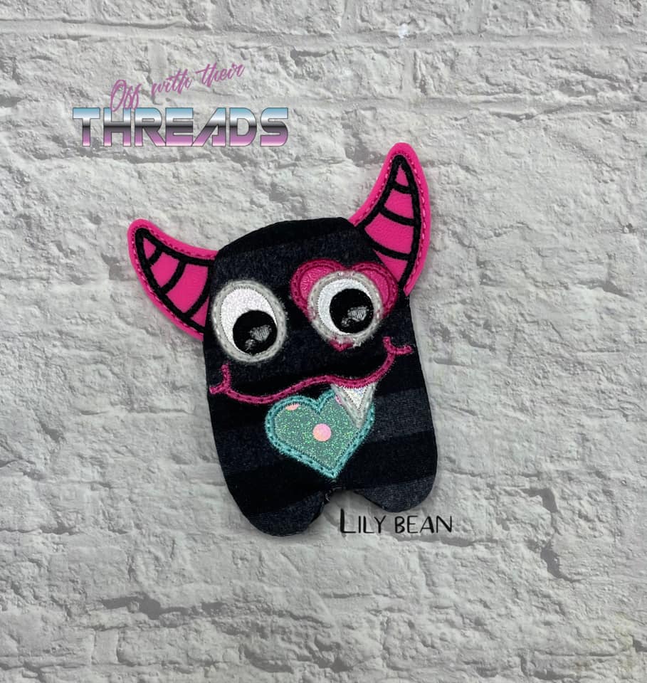 DIGITAL DOWNLOAD Love Monster Plushie Set 5 SIZES INCLUDED