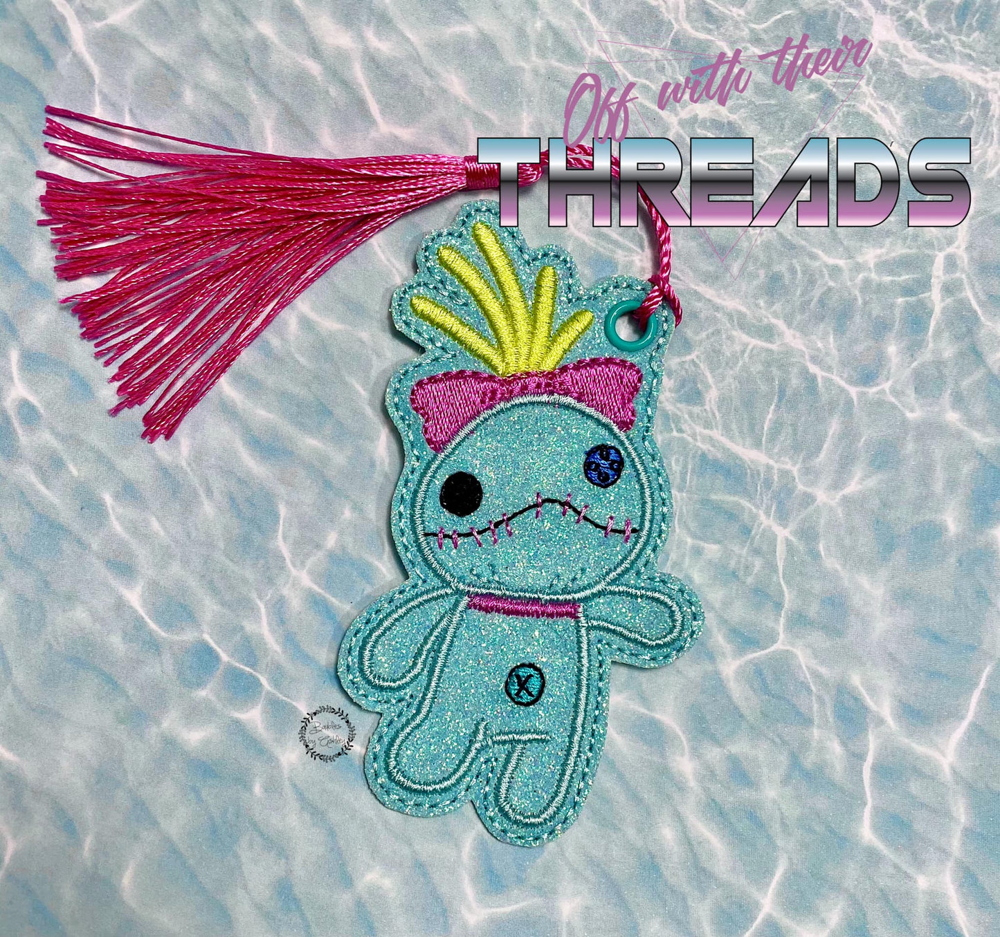 4x4 DIGITAL DOWNLOAD Voodoo Doll Bookmark Ornament Gift Tag