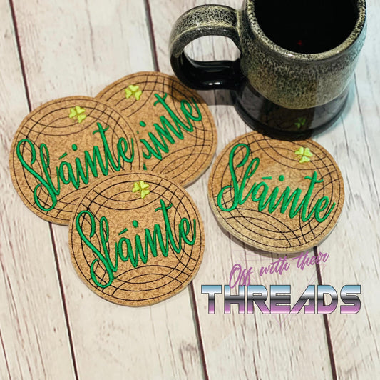 DIGITAL DOWNLOAD Slainte Irish Coaster St Patrick's Day