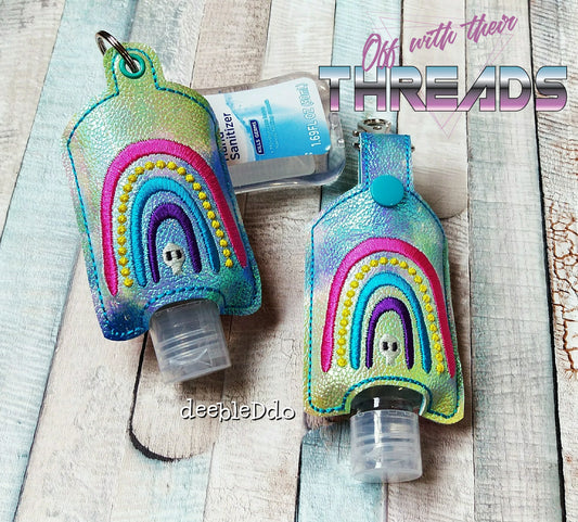 DIGITAL DOWNLOAD Skull Rainbow Sanitizer Holder Set