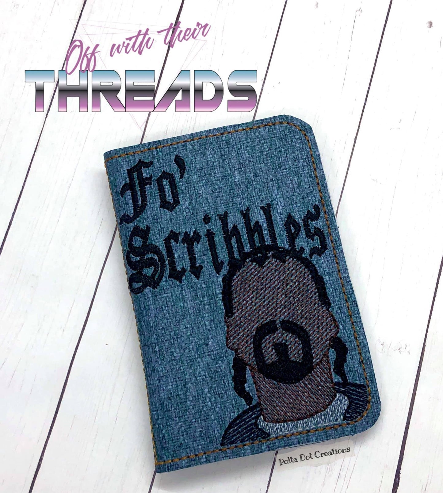 DIGITAL DOWNLOAD Fo Scribbles Mini Comp Notebook Cover Holder