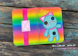 DIGITAL DOWNLOAD Applique Mini Comp Voodoo Doll Notebook Cover Holder