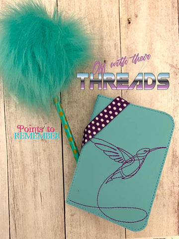 DIGITAL DOWNLOAD Hummingbird Mini Comp Notebook Cover Holder