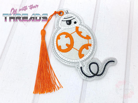 DIGITAL DOWNLOAD Applique Robot Balloon Bookmark Ornament Gift Tag
