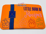 DIGITAL DOWNLOAD Little Book Of Recipes Cupcakes Mini Comp Notebook Cover Holder