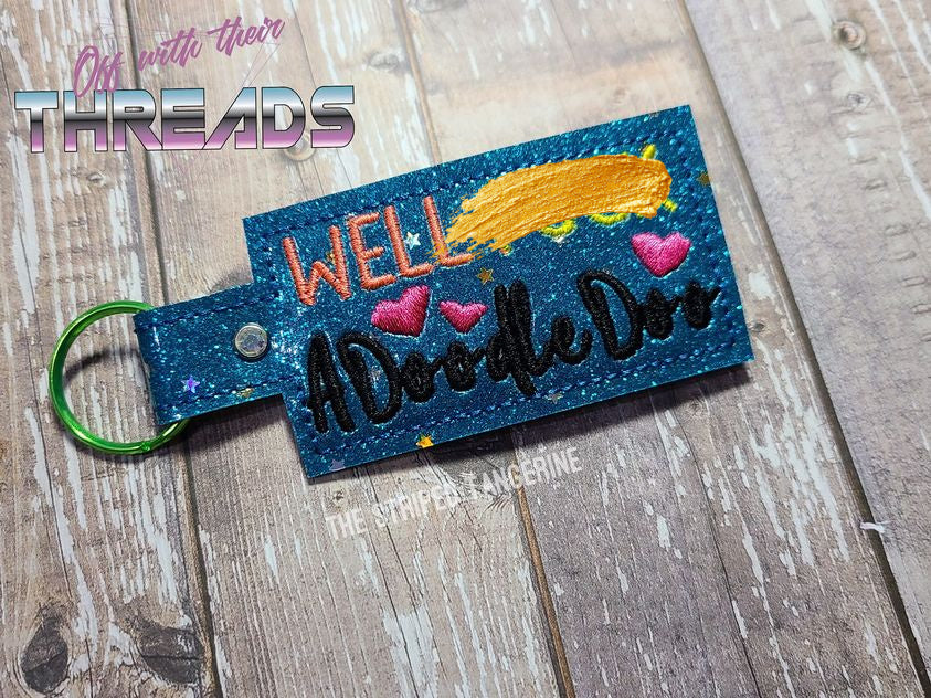 DIGITAL DOWNLOAD Well F*** A Doodle Doo Snap Tab Key Chain