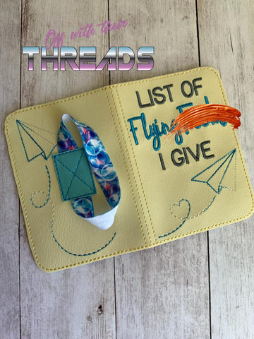 DIGITAL DOWNLOAD List of Flying F's Mini Comp Notebook Holder Cover