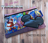DIGITAL DOWNLOAD Applique Mouse Ears Hat Clutch Zipper Bag Lined and Unlined