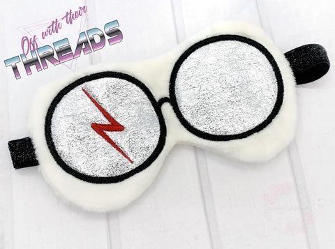 DIGITAL DOWNLOAD ITH 5x7 Applique Wizard Sleep Mask Exposed and No Exposed Versions Included