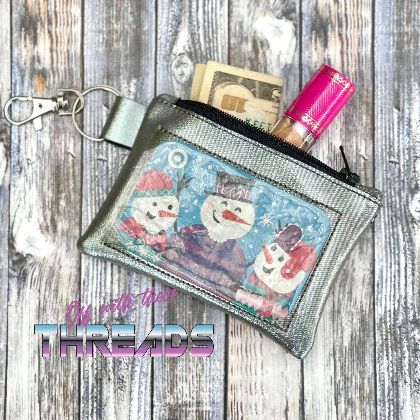 DIGITAL DOWNLOAD Top Zip Wallet Set 2 SIZES INCLUDED UNLINED – Off With ...