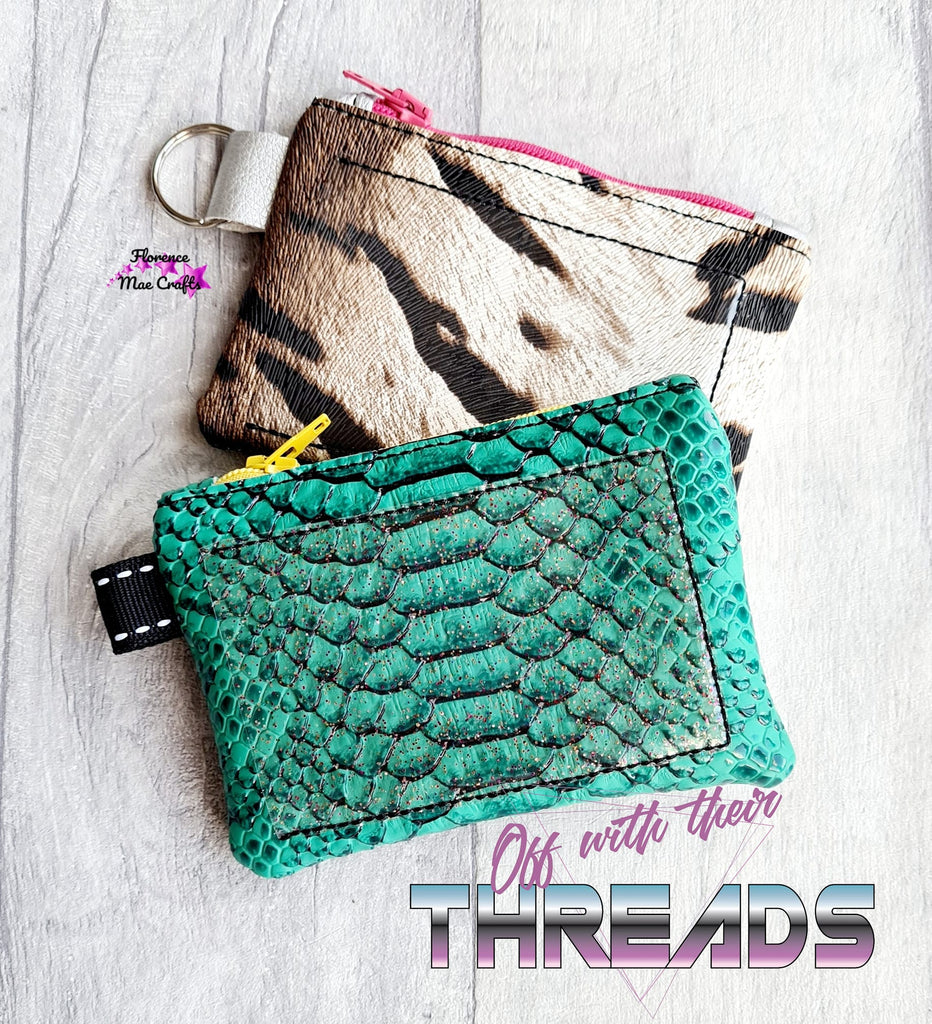 DIGITAL DOWNLOAD Top Zip Wallet Set 2 SIZES INCLUDED UNLINED – Off With ...