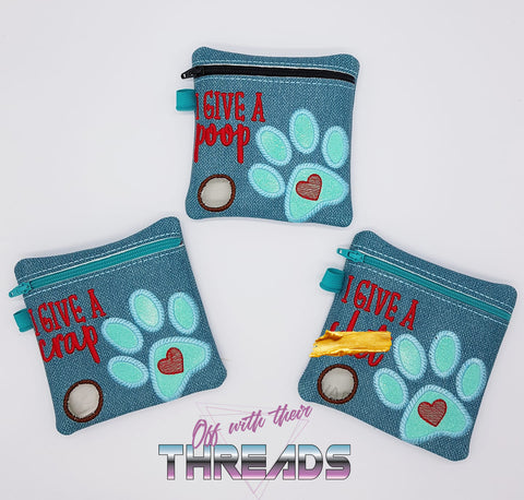 DIGITAL DOWNLOAD I Give A Poo Bag and Stand Alone Set 3 DESIGNS INCLUDED