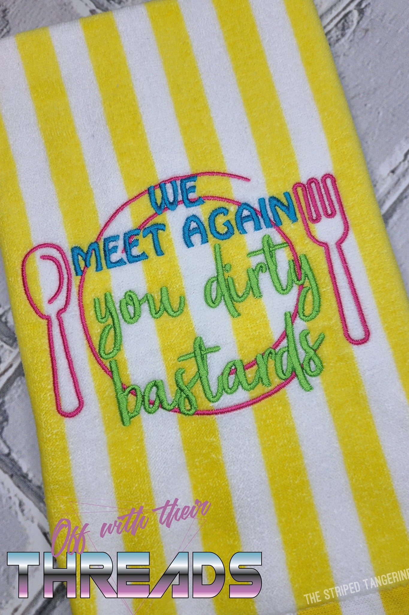 DIGITAL DOWNLOAD We Meet Again You Dirty Dishes 5 SIZES INCLUDED