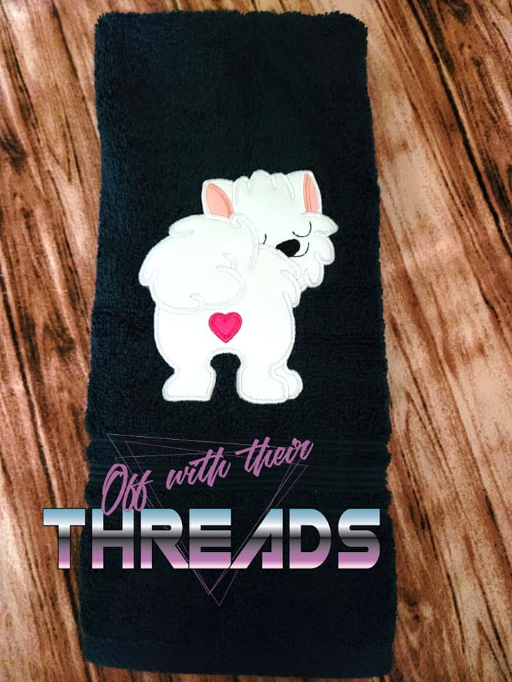DIGITAL DOWNLOAD Pomeranian Applique 4 SIZES INCLUDED