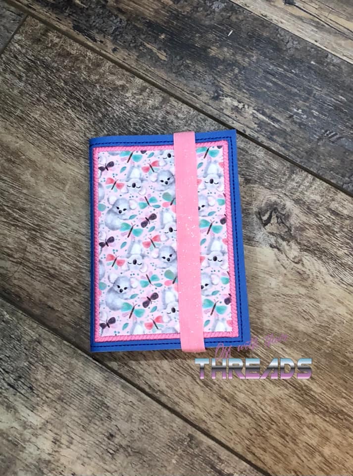 DIGITAL DOWNLOAD Applique Passport Vaccination Holder 6x8 TWO HOOPINGS