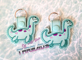 DIGITAL DOWNLOAD Loch Ness Monster Nessie Snap Tab Key Chain