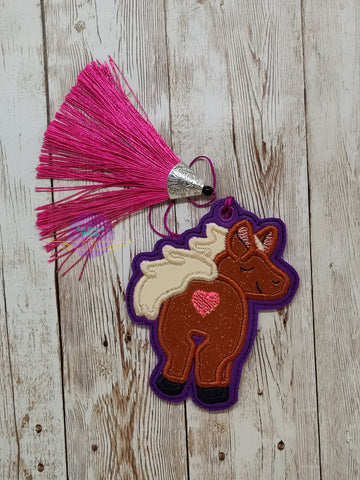 DIGITAL DOWNLOAD Applique Horse Bookmark Ornament Gift Tag