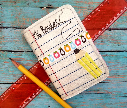 DIGITAL DOWNLOAD Pencil To Paper Mini Composition Notebook Holder
