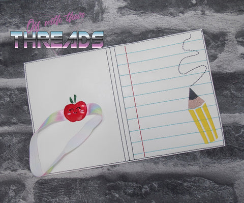 DIGITAL DOWNLOAD Pencil To Paper A6 Notebook Holder