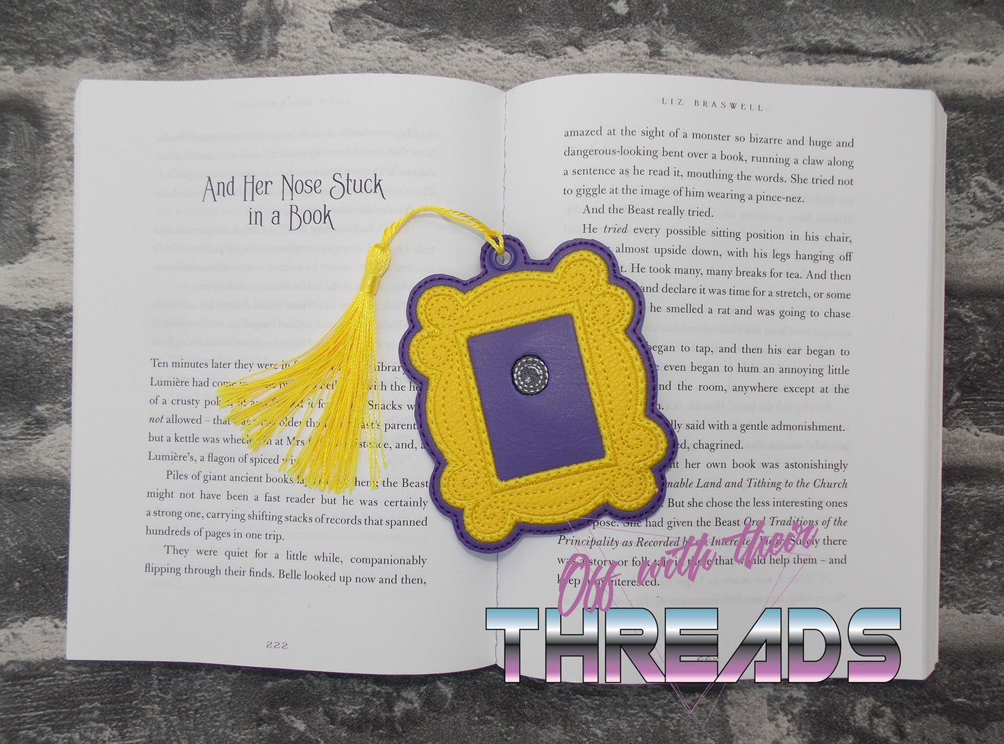 DIGITAL DOWNLOAD Applique Picture Frame Bookmark Gift Tag Ornament