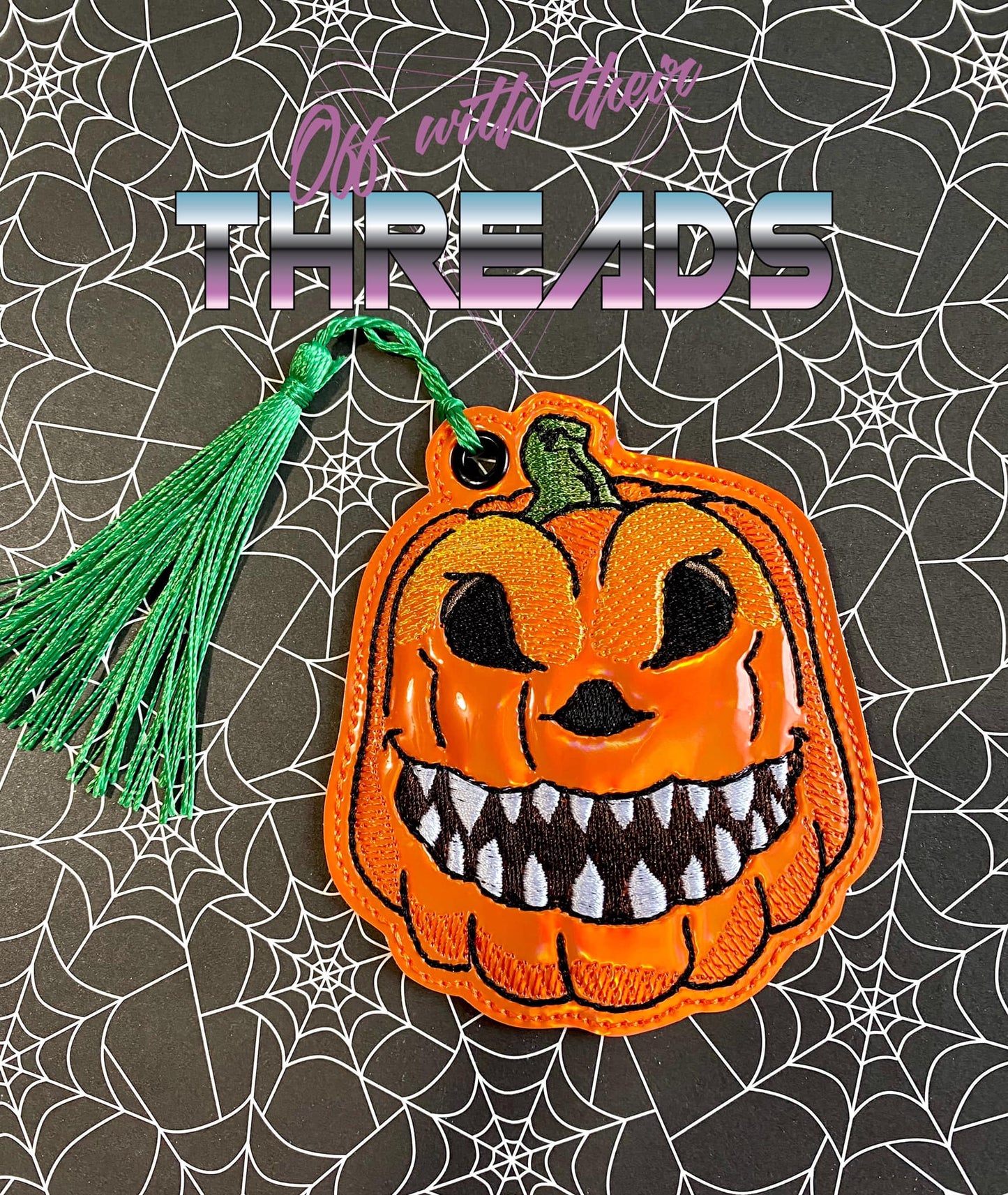 DIGITAL DOWNLOAD Halloween Pumpkin Jack O Lantern Bookmark Ornament Gift Tag
