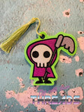 DIGITAL DOWNLOAD Grim Reaper Bookmark Ornament Gift Tag