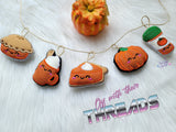 DIGITAL DOWNLOAD Applique Pumpkin Spice Plushie Set 5 DESIGNS AND 5 SIZES INCLUDED