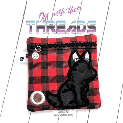 DIGITAL DOWNLOAD 5x5 ITH Scottish Terrier Bag and 4x4 Stand Alone