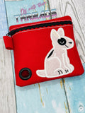 DIGITAL DOWNLOAD 5x5 ITH Bull Terrier Bag and 4x4 Stand Alone