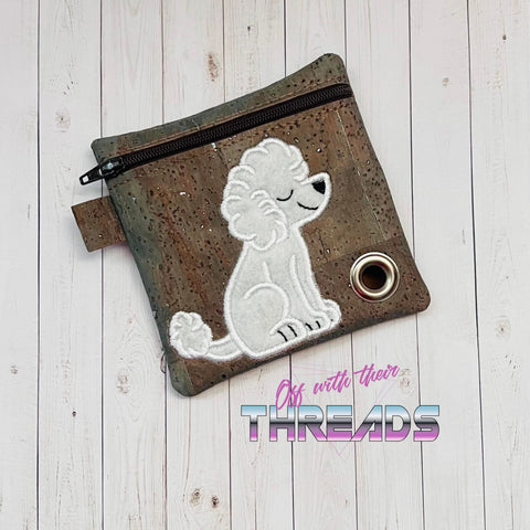 DIGITAL DOWNLOAD 5x5 ITH Poodle Bag and 4x4 Stand Alone